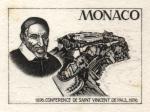 Monaco_1976_Yvert_1067a-Scott_1038_unadopted_St_Vincent-de-Paul_1er_etat_black_c_AP_detail