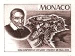 Monaco_1976_Yvert_1067a-Scott_1038_unadopted_St_Vincent-de-Paul_2eme_etat_brown_AP_detail