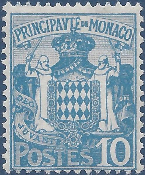 Monaco_1924_Yvert_76-Scott_64_typo