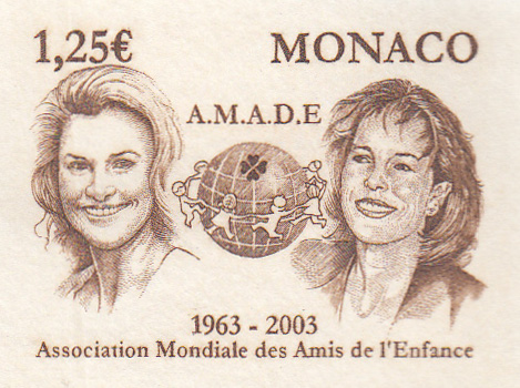 Monaco_2002_Yvert_2379b-Scott_2277_unadopted_taille-douce_1€25_Grace_and_Caroline_etat_brown_AP_d_detail