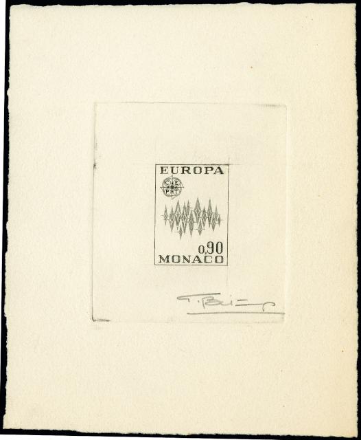 Monaco_1972_Yvert_884a-Scott_832_unadopted_Europa_1er_etat_black_b_AP