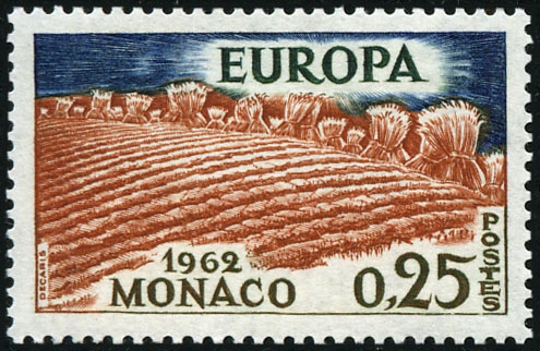 Monaco_1962_Yvert_571-Scott_507_Europa_IS