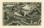 Monaco_1962_Yvert_PA79-Scott_C61_black_ab_detail