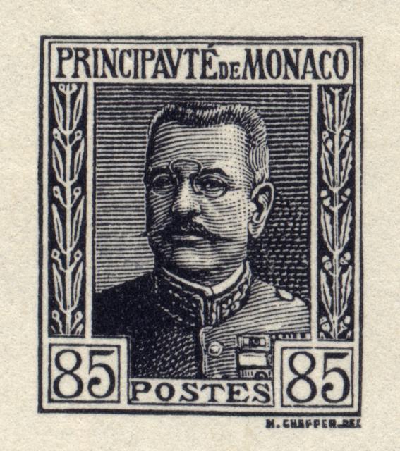 Monaco_1925_Yvert_88b-Scott_77_unadopted_85c_Louis_II_dark-blue_typo_a_CP_detail