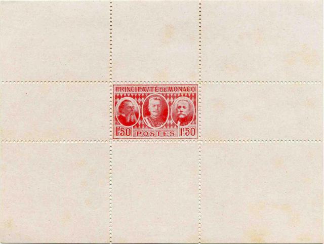 Monaco_1928_Yvert_112a-Scott_112_unissued_in_typo_International_Philatelic_Expo_red_b_typo_AP