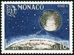 Monaco_1965_Yvert_665-Scott_606_Satellite_Echo_II_IS