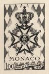 Monaco_1958_Yvert_490a-Scott_410_unadopted_St-Charles_Order_black_c_AP_detail