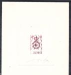 Monaco_1958_Yvert_490a-Scott_410_unadopted_St-Charles_Order_1er_etat_lilac_AP