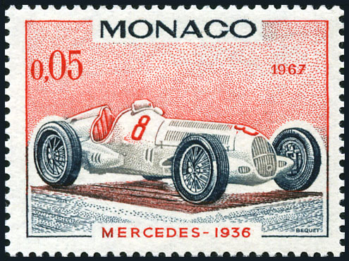 Monaco_1967_Yvert_710-Scott_650_Mercedes_IS