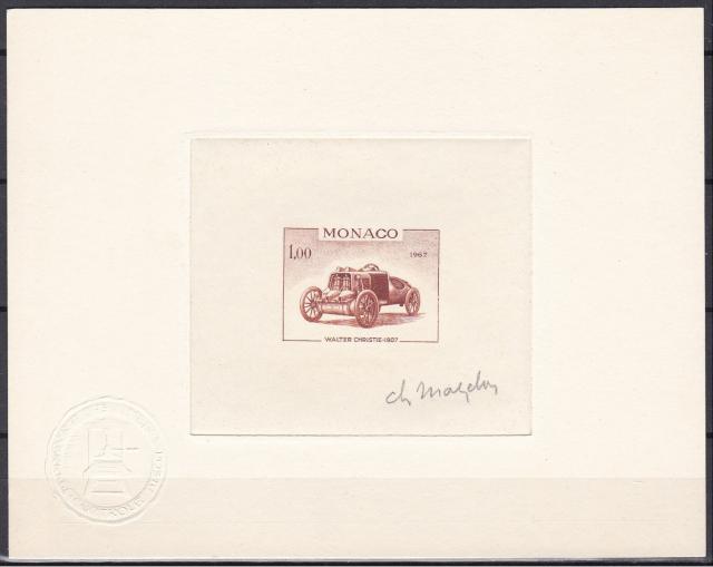 Monaco_1967_Yvert_720a-Scott_660_unadopted_Walter_Christie_brown-red_ab_AP