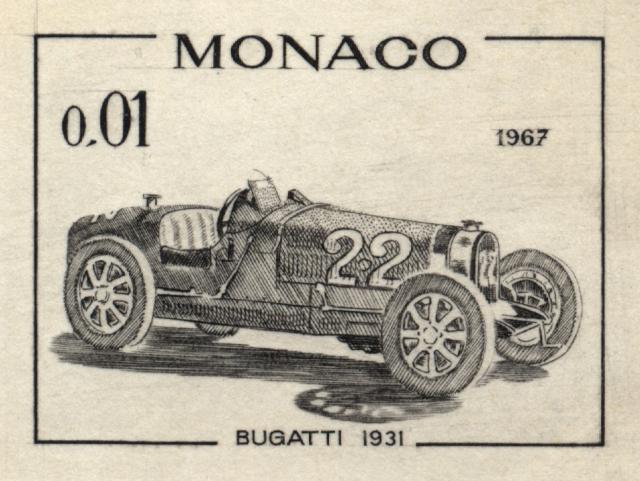 Monaco_1967_Yvert_708a-Scott_648_unadopted_Bugatti_1er_etat_sepia_aa_AP_detail_a