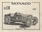 Monaco_1967_Yvert_708a-Scott_648_unadopted_Bugatti_1er_etat_sepia_aa_AP_detail_a