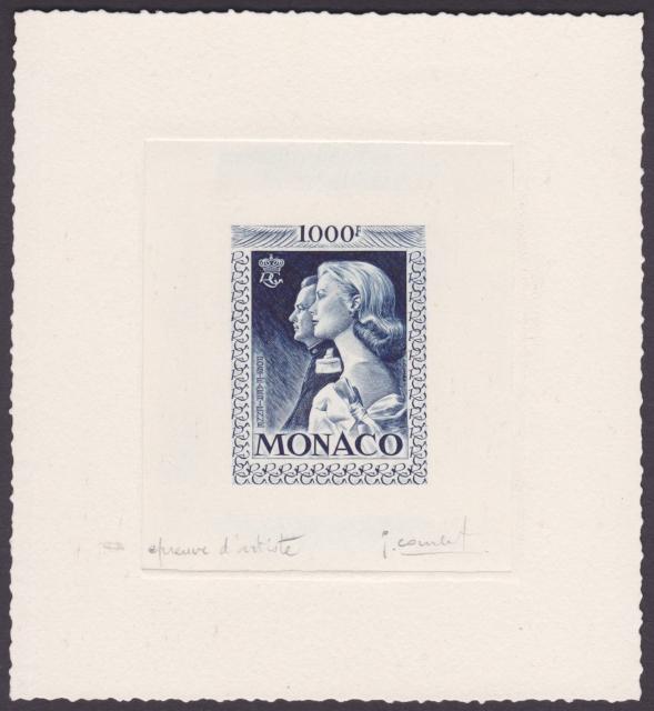 Monaco_1959_Yvert_PA72a-Scott_C55_unadopted_1000f_Grace_et_Rainier_III_gros_blue_e_AP