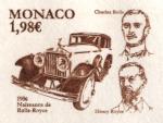 Monaco_2006_Yvert_2556-Scott_2429_unadopted_1€98_Rolls-Royce_Centenary_etat_positive_brown_ba_AP_detail_a