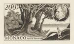 Monaco_1955_Yvert_PA59a-Scott_C40_unadopted_Scweitzer_sepia_f_AP_detail