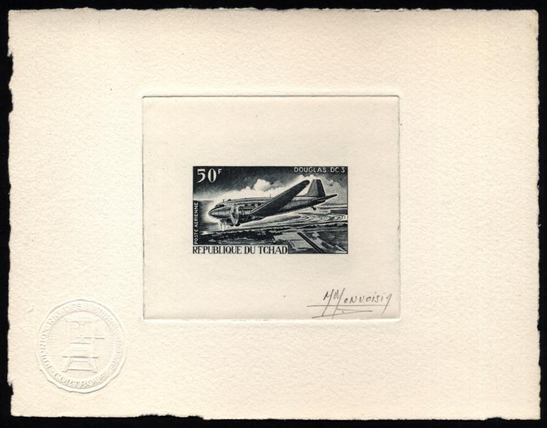 Chad_1967_Yvert_PA39-Scott_C35_dark-grey_c