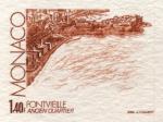 Monaco_1982_Yvert_1324a-Scott_1331_unadopted_Fontvieille_brown-orange_a_AP_detail