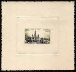 Monaco_1958_Yvert_PA69a-Scott_C51_unadopted_Lourdes_black_+_olive-green_AP