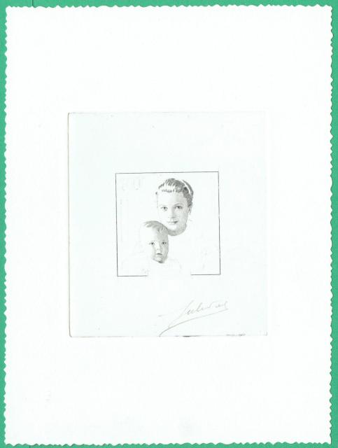 Monaco_1958_Yvert_489a-Scott_409_unadopted_Grace_and_Caroline_1er_etat_black_ab_AP