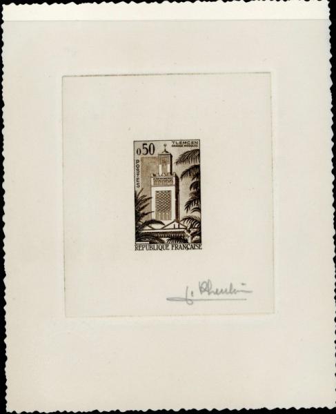France_1960_Yvert_1238-Scott_946_dark-brown