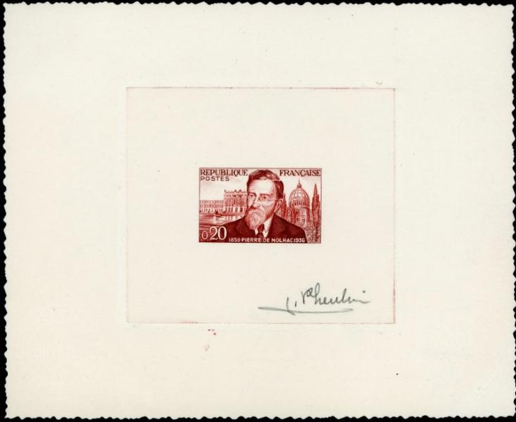 France_1960_Yvert_1242-Scott_950_red-brown