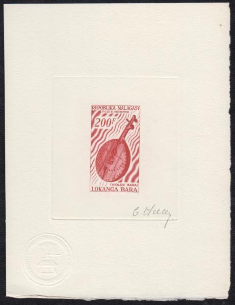 Madagascar_1965_Yvert_PA97-Scott_C80_dark-red