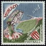 Monaco_1963_Yvert_623A-Scott_556_Louis_II_Stadium_unissued_without_overprint_m_US