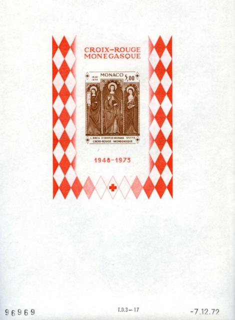 Monaco_1972_Yvert_BF7a-Scott_864_unadopted_Dolceaqua_Red_Cross_brown_c_ESS