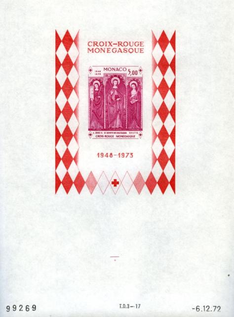 Monaco_1972_Yvert_BF7a-Scott_864_unadopted_Dolceaqua_Red_Cross_lilac-red_b_ESS