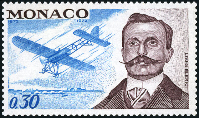 Monaco_1972_Yvert_910-Scott_852_Louis_Bleriot_IS