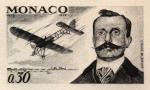 Monaco_1972_Yvert_910a-Scott_852_unadopted_Louis_Bleriot_etat_black_a_AP_detail