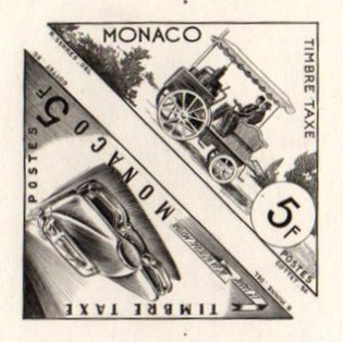 Monaco_1953_Yvert_Taxe_46-47-Scott_J43a_black_e_detail