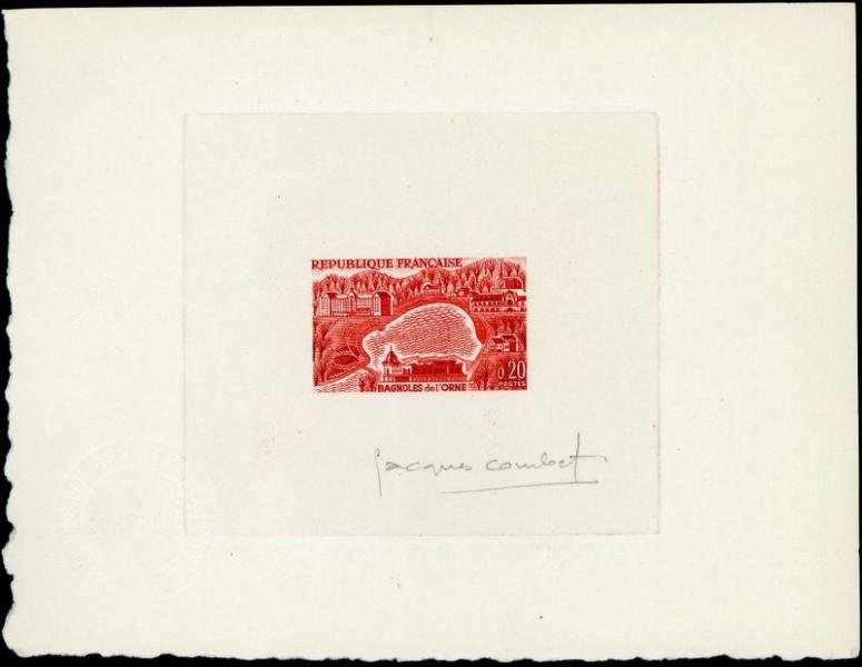France_1961_Yvert_1293-Scott_994_red