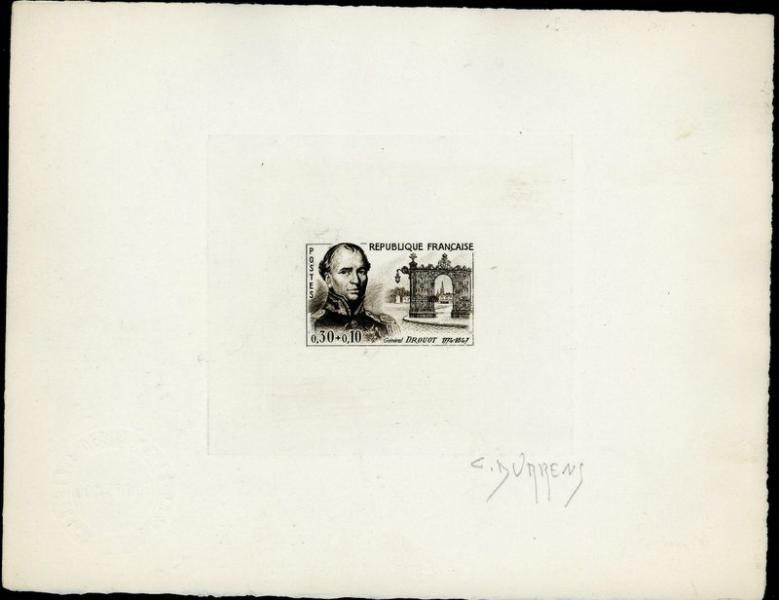 France_1961_Yvert_1298-Scott_B353_black_a