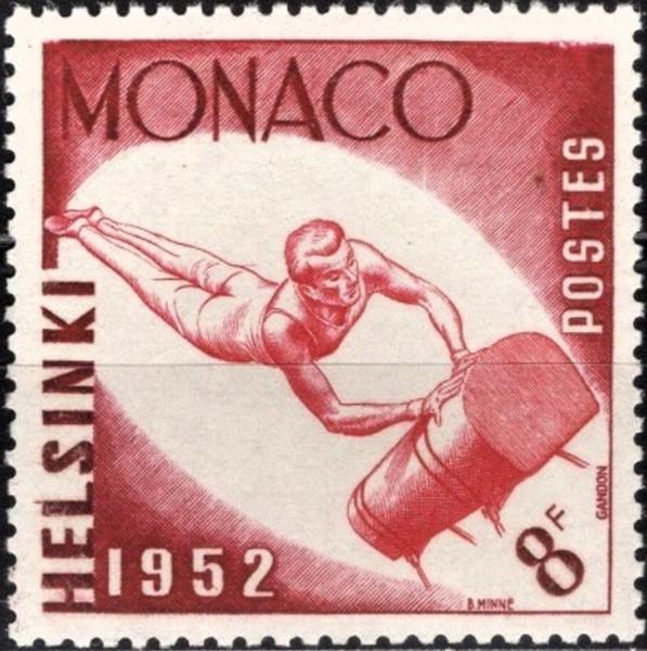 Monaco_1953_Yvert_390-Scott_299_a