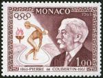 Monaco_1963_Yvert_635-Scott_548_De_Coubertin_IS