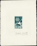 France_1961_Yvert_1306-Scott_1002_dark-green