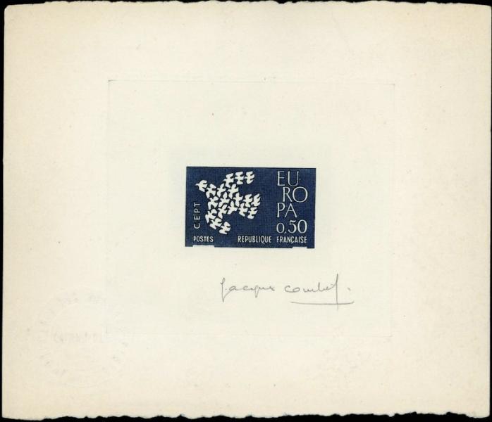 France_1961_Yvert_1310-Scott_1006_dark-blue
