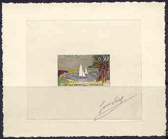 France_1961_Yvert_1312-Scott_1008_hand_multicolor