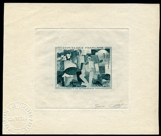 France_1961_Yvert_1322-Scott_1018_positive_dark-green