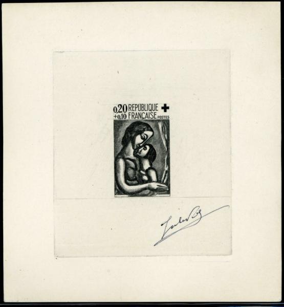 France_1961_Yvert_1323-Scott_B356_black_a