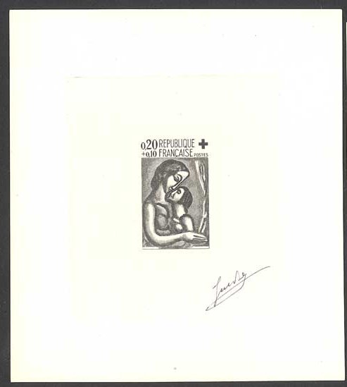 France_1961_Yvert_1323-Scott_B356_black_b