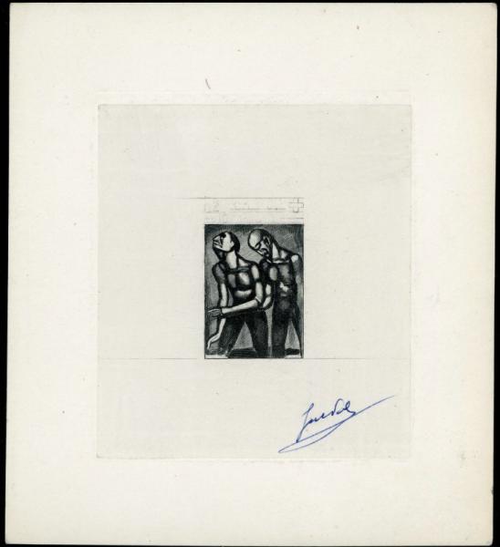 France_1961_Yvert_1324-Scott_B357_1er_etat_black_a
