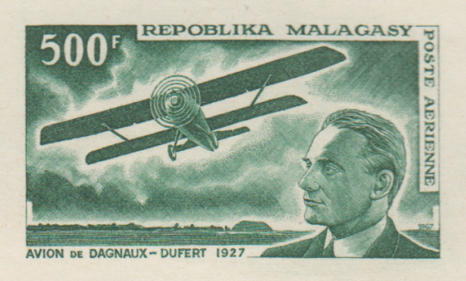 Madagascar_1967_Yvert_PA101-Scott_C84_dark-green_ea_detail