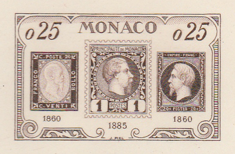 Monaco_1960_Yvert_525a-Scott_461_unadopted_Timbre_monegasque_brown_cb_AP_detail
