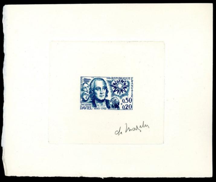 France_1963_Yvert_1374-Scott_B373_blue