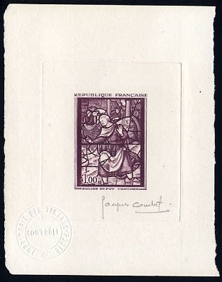 France_1963_Yvert_1377-Scott_1055_positive_violet