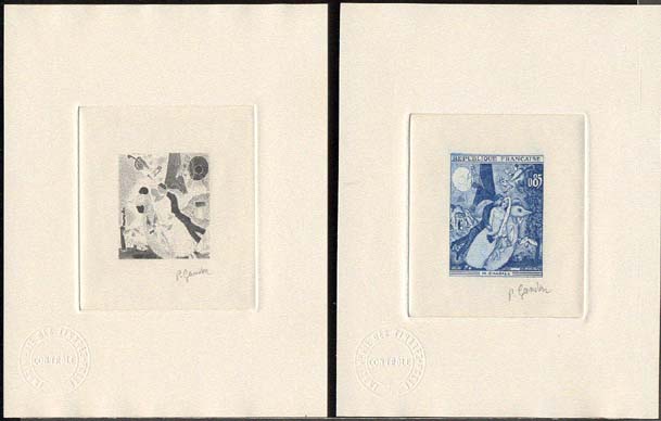 France_1963_Yvert_1398-Scott_1076_positive_blue_+_negative_black