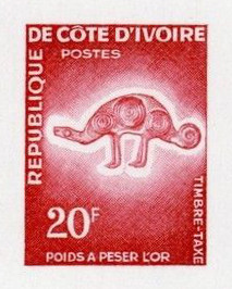 Ivory_Coast_1972_Yvert_Taxe_34-Scott_J34_red_detail