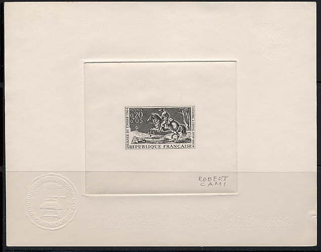 France_1964_Yvert_1406-Scott_B376_black_b